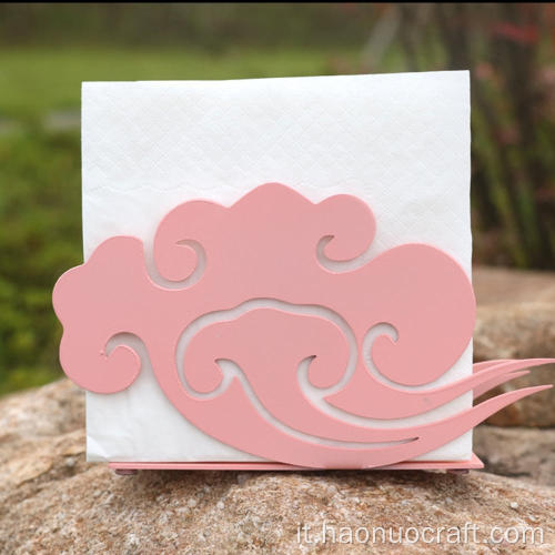 Porta salviette di carta in stile cinese con nuvole di buon auspicio